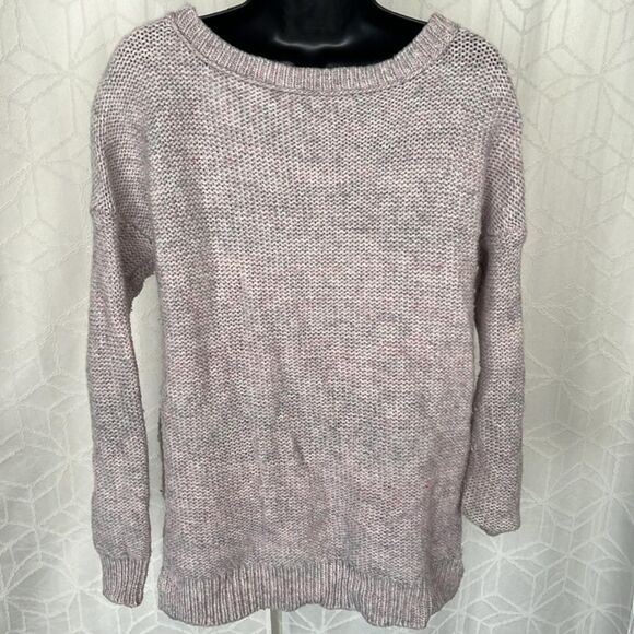 American Eagle Outfitters Lavender Wool Silk Blend Knit Sweater - Picture 5 of 7